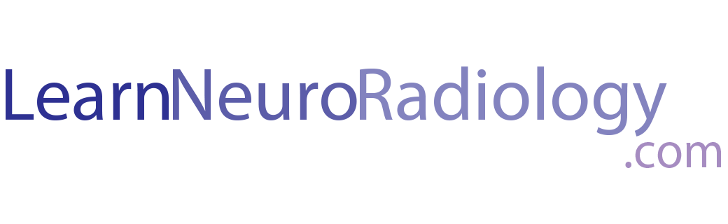 "Learnneuroradiology.com